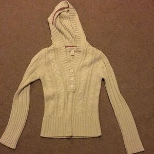 Tan Hooded Love Lola Medium Sweater
